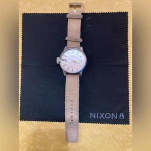 Tan Leather Nixon Chronicle Watch